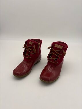 Sperry Red Rain Boots